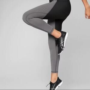 Athleta Gray Leggings Yoga Pants Black Athletic Pants XS